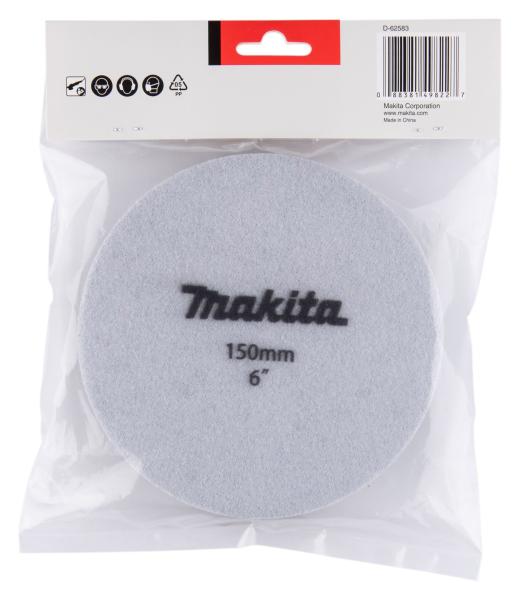 Makita D-62583 Polierpad schwarz D 150 mm