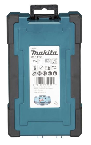 Makita D-67577 Bohrer-Set 25-tlg. HSS-Co