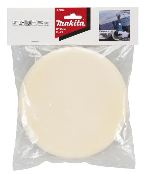 Polierpad weiß D 190 mm