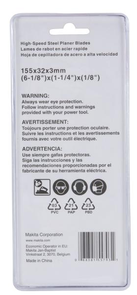 Makita D-70910 Hobelmesser HSS