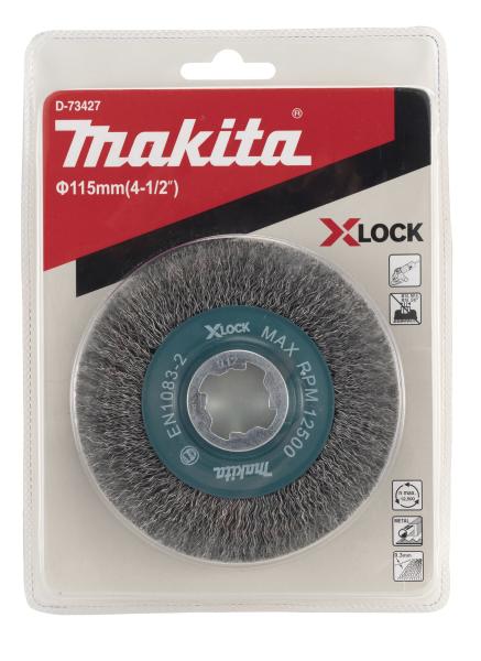 Makita D-73427 Rundbürste 115mm X-LOCK