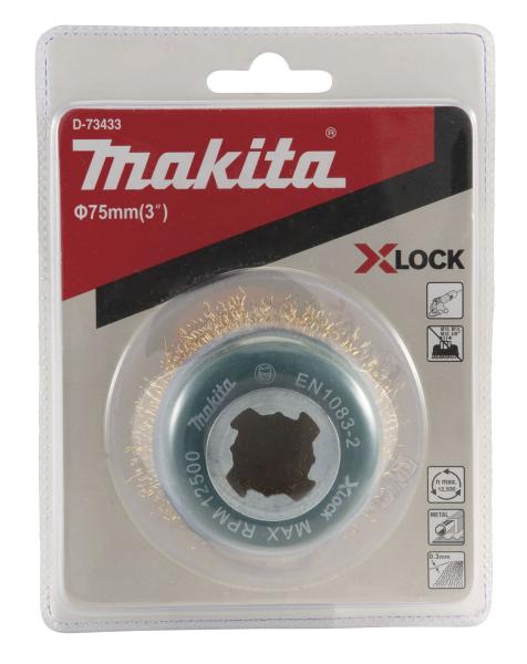 Makita D-73433 Topfbürste 75mm X-LOCK