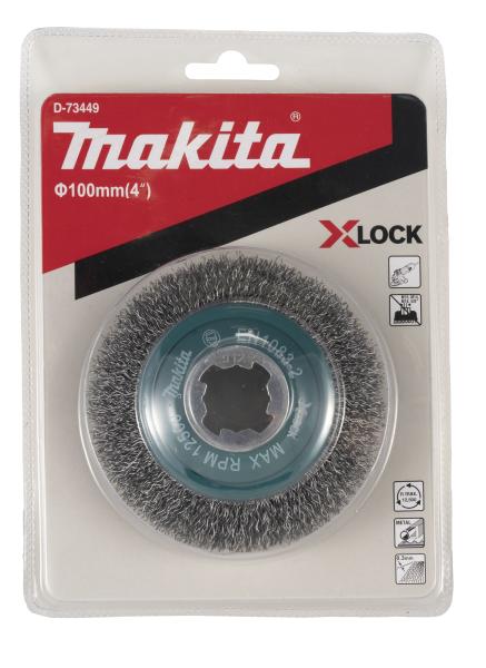 Makita D-73449 Kegelbürste 100mm X-LOCK