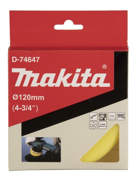 Makita D-74647 Polierpad gelb D 120 mm