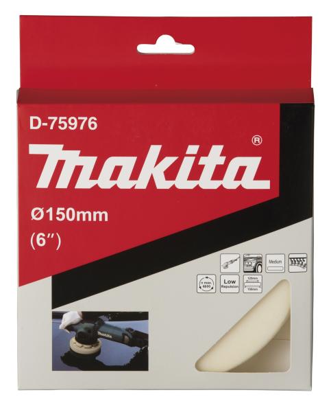 Makita D-75976 Polierpad weiß 150mm