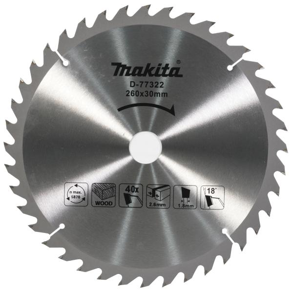 Sägeblatt TCT 260x30x40Z