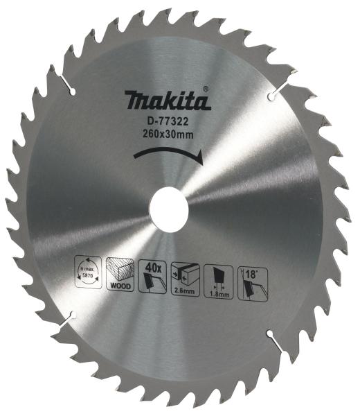 Sägeblatt TCT 260x30x40Z