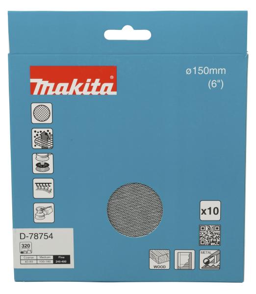 Makita D-78754 Netzschleifmittel A320 150mm Klett