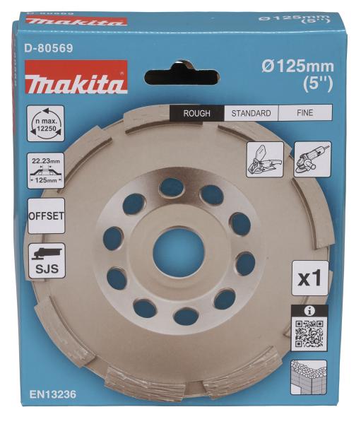 Makita D-80569 Schleiftopf 125mm grob