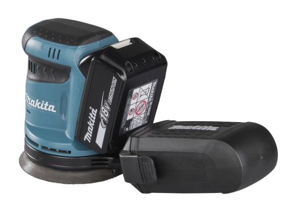 Makita DBO180RTJ Akku-Exzenterschleifer