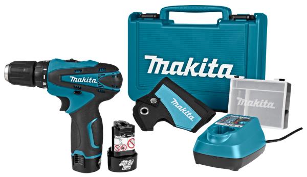 Makita DF330DWE Akku-Bohrschrauber 10,8V im Koffer inkl. 2x Akku 1,5Ah