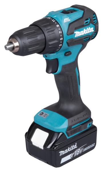 Makita DHP490RTJ Akku-Schlagbohrschrauber 18V Set 2x BL1850B im Makpac