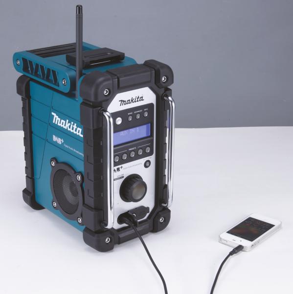 Makita DMR110 Akku-Radio 7,2 V - 18 V DAB, DAB+ und FM