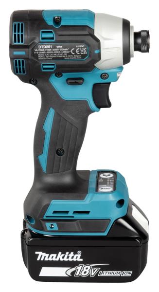 Makita DTD201Z Akku-Schlagschrauber 18V Li-Ion 1/4" 210 Nm Drehmoment