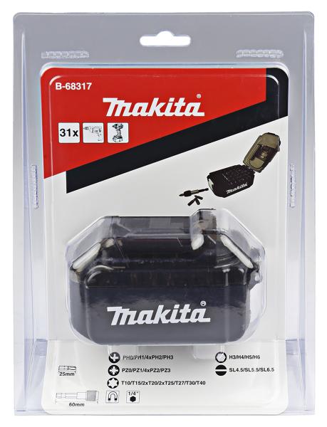 Makita E-00016 Bit-Set 31-tlg. in Akku-Box