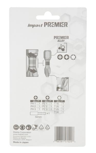 Makita E-03567 Torsion Bit-Set 11-tlg. Impact Premier
