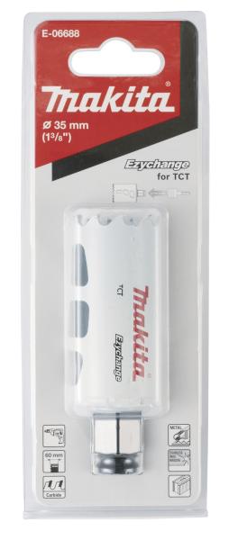 Makita E-06688 Lochsäge 35mm Ezychange TCT Hartmetall