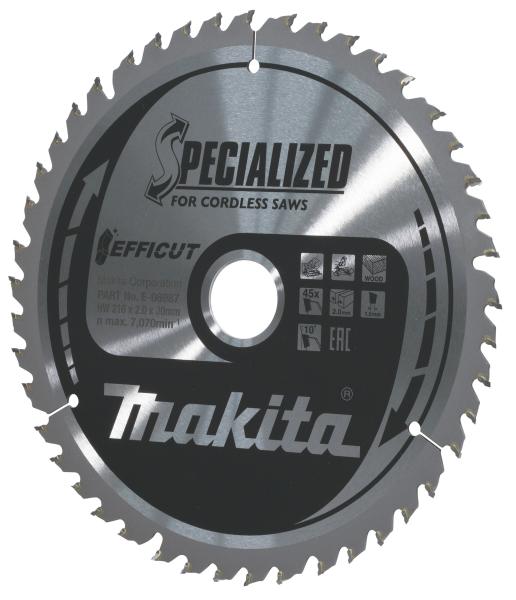 Sägeblatt 216x1,5x30, 45Z EFFICUT