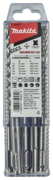 SDS-PLUS Bohrer-Set 12-tlg. NEMESISII