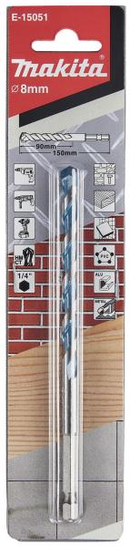 Multibohrer 1/4" 8x150mm