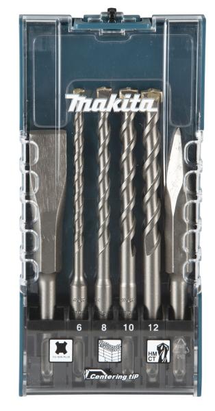 SDS-PLUS Bohrer-Meißel-Set 6-tlg. Centering tip
