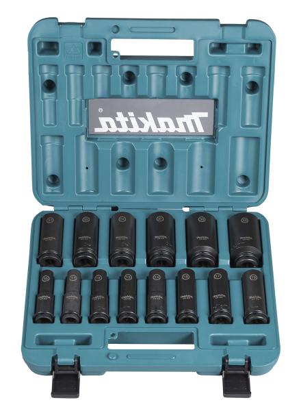 IMPACT BLACK Schlagnuss-Set 14-tlg. 1/2"
