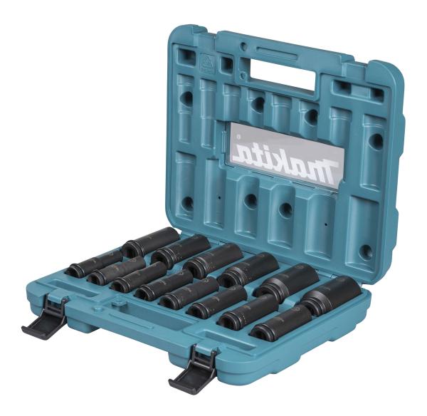 IMPACT BLACK Schlagnuss-Set 14-tlg. 1/2"