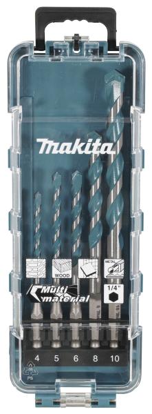 Multibohrer-Set 1/4" 5-tlg.