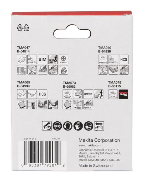 Makita E-16994 Renovierungs-Set 5-tlg.