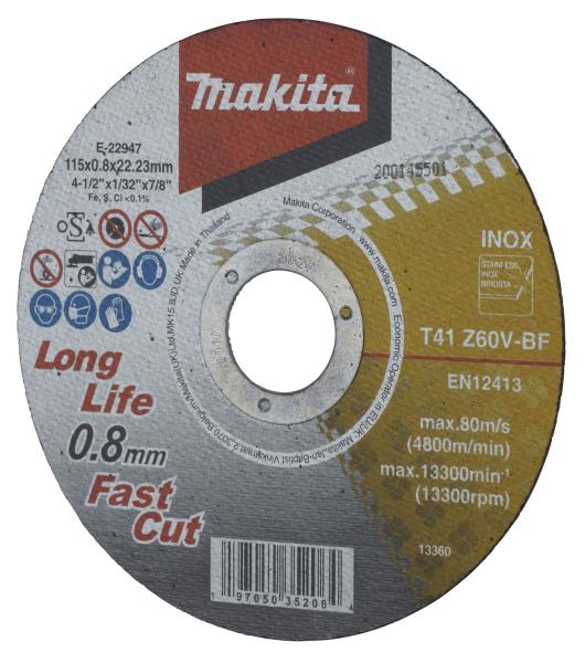 Trennscheibe INOX 115x0,8 mm