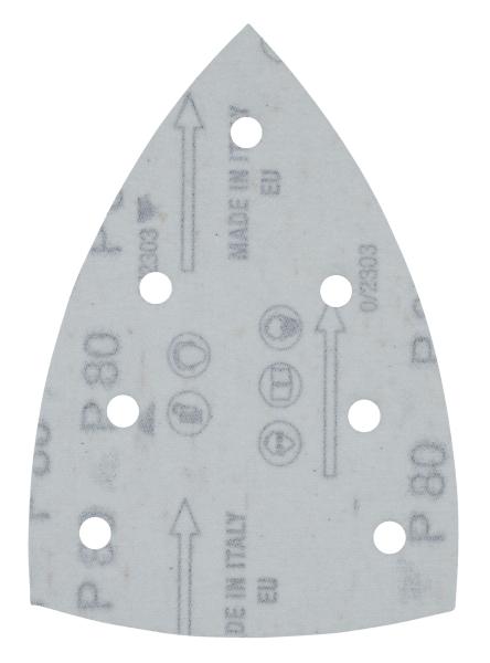 Schleifpapier A80 100x150mm Klett