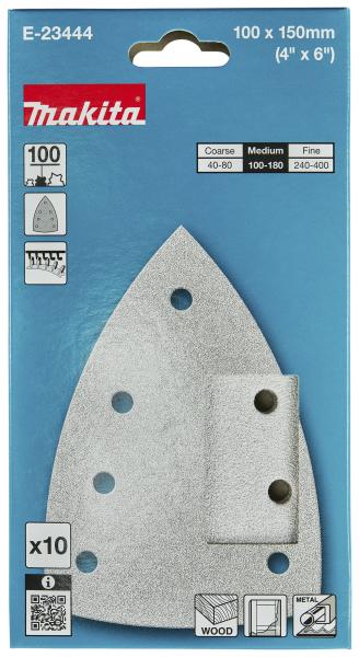 Makita E-23444 Schleifpapier A100 100x150mm Klett