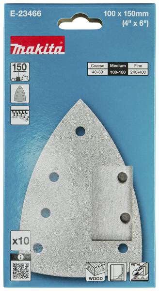 Makita E-23466 Schleifpapier A150 100x150mm Klett