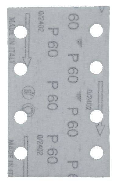 Schleifpapier A60 80x130mm Klett