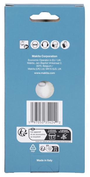 Makita E-23519 Schleifpapier A80 80x130mm Klett