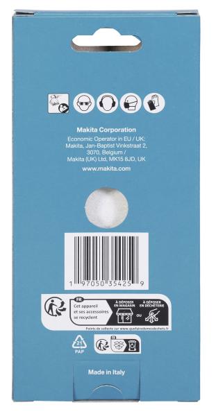 Makita E-23525 Schleifpapier A100 80x130mm Klett