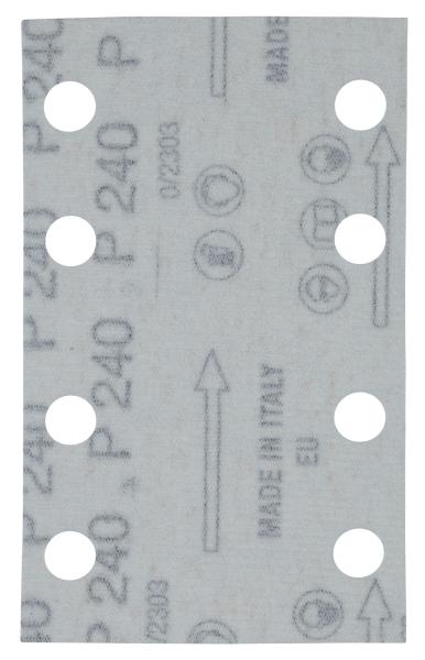 Schleifpapier A240 80x130mm Klett