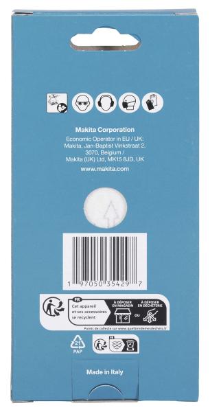 Makita E-23569 Schleifpapier A240 80x130mm Klett