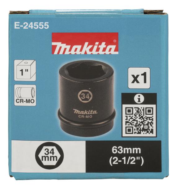 Makita E-24555 Schlagnuss 1" SW34 63mm