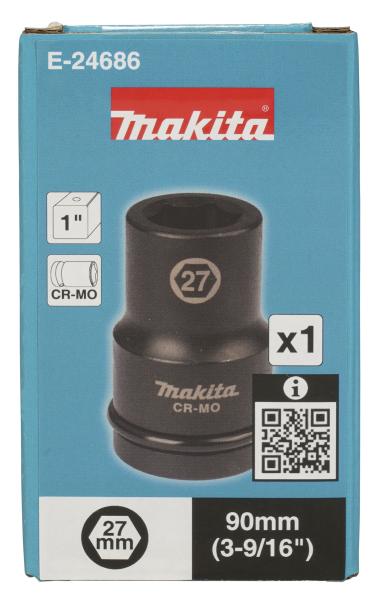 Makita E-24686 Schlagnuss 1" SW27 90mm