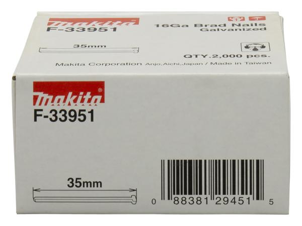 Makita F-33951 Stauchkopfnägel 35mm 16Ga