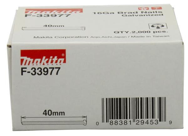 Makita F-33977 Stauchkopfnägel 40mm 16Ga