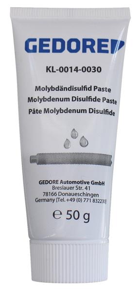 GEDORE KL-0014-0030 Molybdändisulfid Paste, 50 g