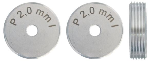 GEDORE KL-0173-4604 Gewinderollensatz für 2 mm Steigung