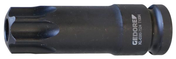 GEDORE KL-0380-7524 Schraubendreher-Einsatz, T100, 77 mm