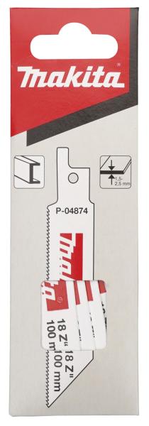 Makita P-04874 Reciprosägeblatt BIM 100/18Z Metall