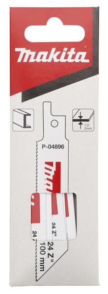 Makita P-04896 Reciprosägeblatt BIM 100/24Z Metall