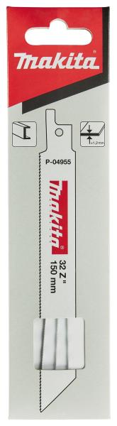 Makita P-04955 Reciprosägeblatt BIM 150/32Z Metall