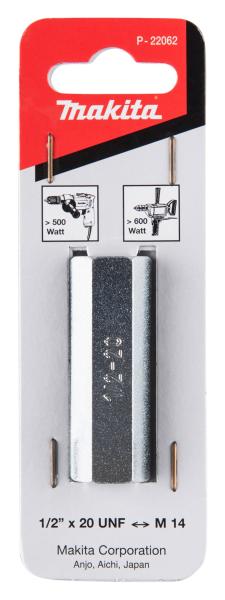 Adapter 1/2" 20UNF-M14