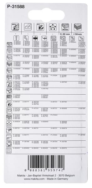 Makita P-31588 Stichsägeblatt HGS14 bi Holz